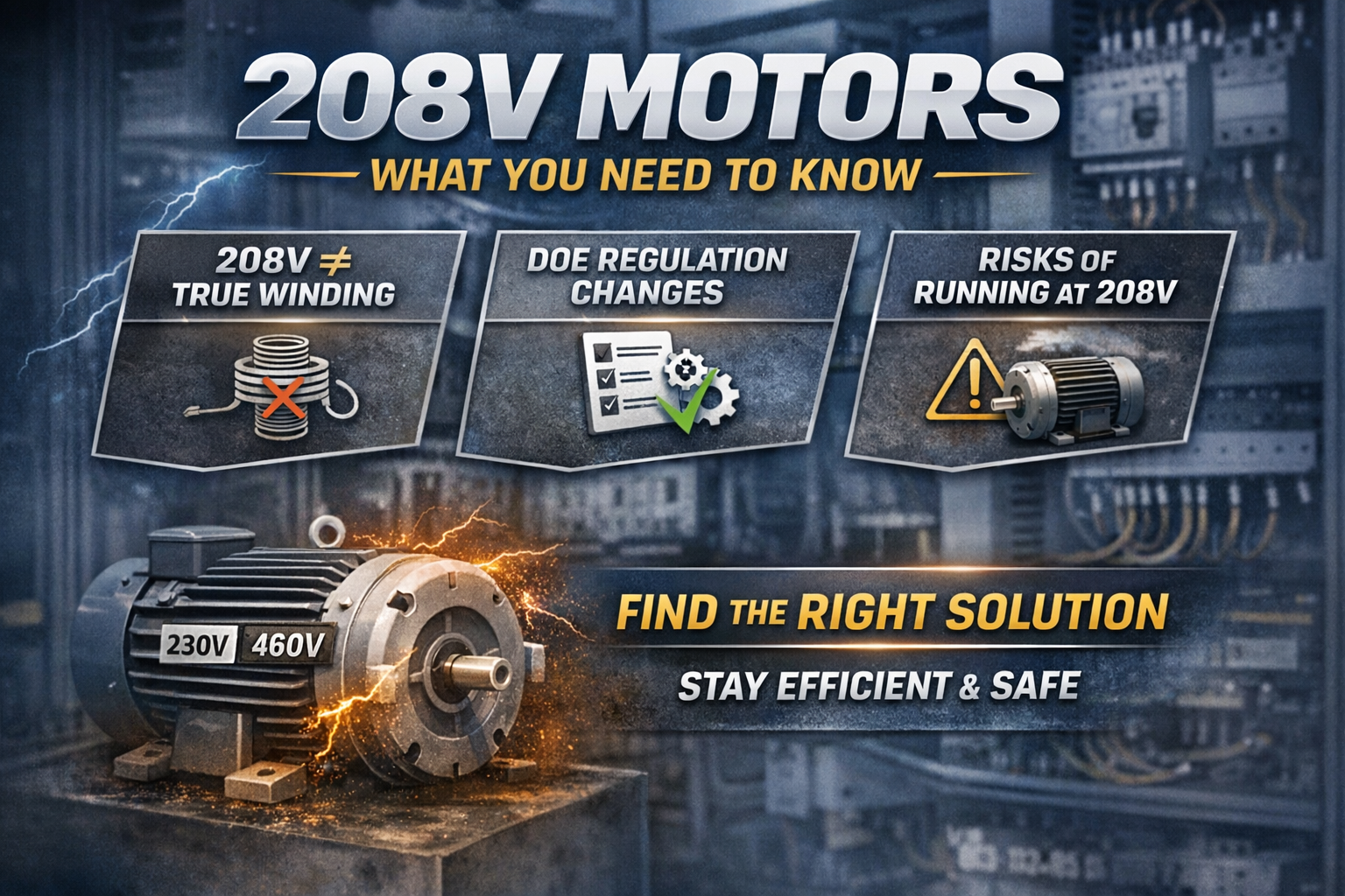 208V Motors
