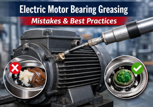 Electric Motor Bearing Greasing