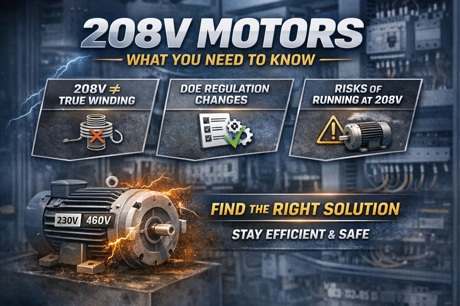 208V Motors